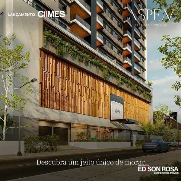 Apartamento no Edifício Aspen Floresta Home Club em São José SC, 3 suítes com 121,90 m² mais 2 vagas livres com hobby box.