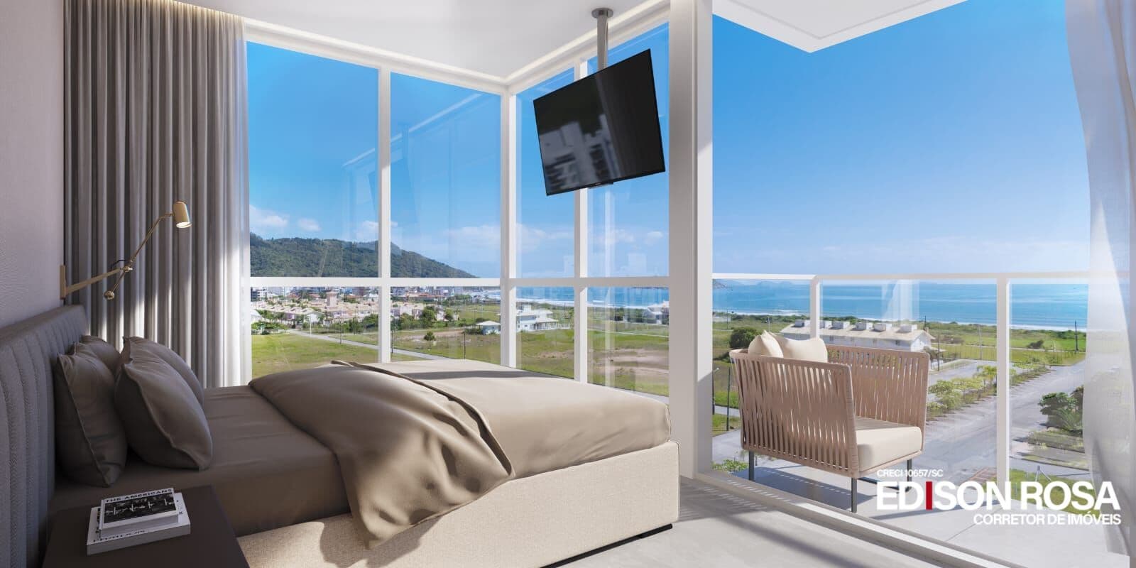 Apartamento 3 SUÍTES em Governador Celso Ramos - Praia de Palmas - Santa Catarina. 