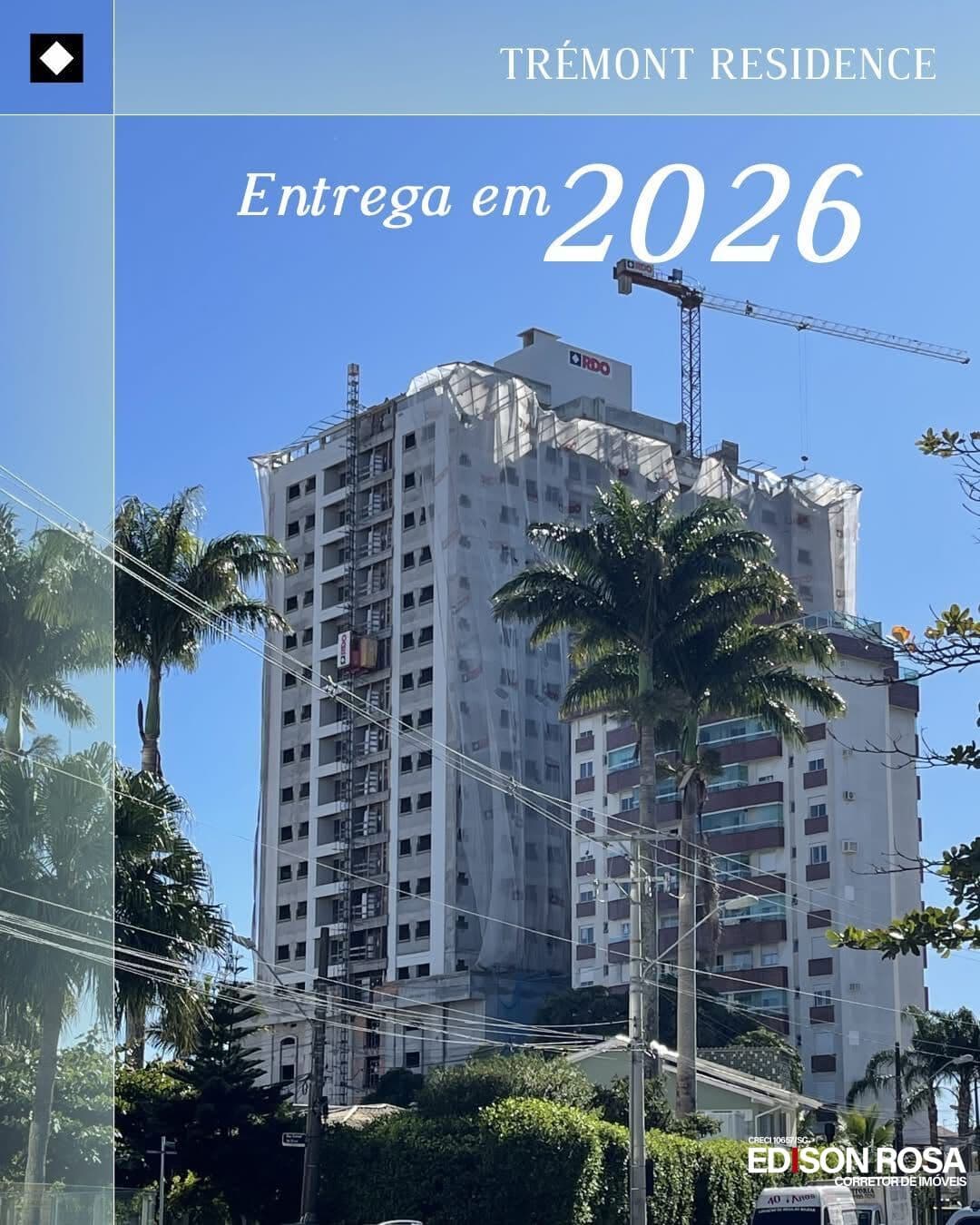 Apartamentos no Edifício Trémont Residence à venda em São José SC, Floresta: 3 quartos sendo 1 suíte perto de Florianópolis, seu APÊ novo em 2026.