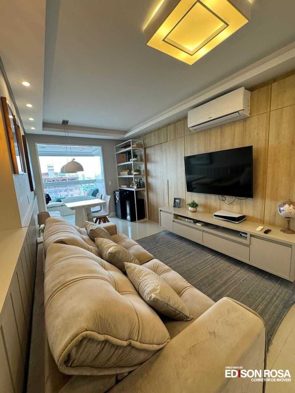 Apartamento no Edifico Jasmim dos Açores, à venda em São José/SC, Floresta - Semi Mobiliado com 02 quartos sendo 1 suíte com 73,25m² privativos.