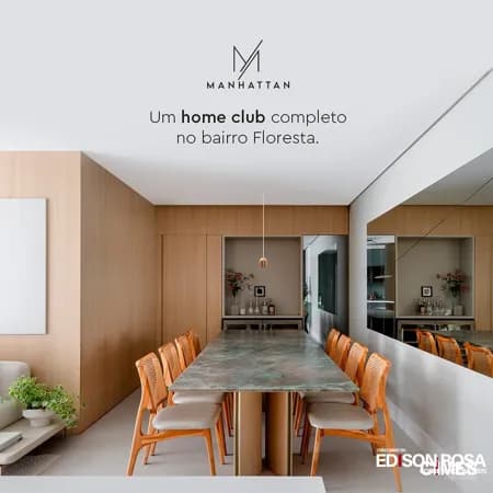 Apartamento no Edifício Manhattan Residence à venda em São José/SC, Floresta - 03 SUÍTES com 135,40 M² com 2 vagas livres mais hobby box de 3,00M².