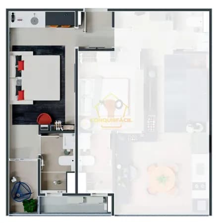 Apartamento YVY 60 m² - Vila Aviação, Bauru/SP - Construtora Dinâmica