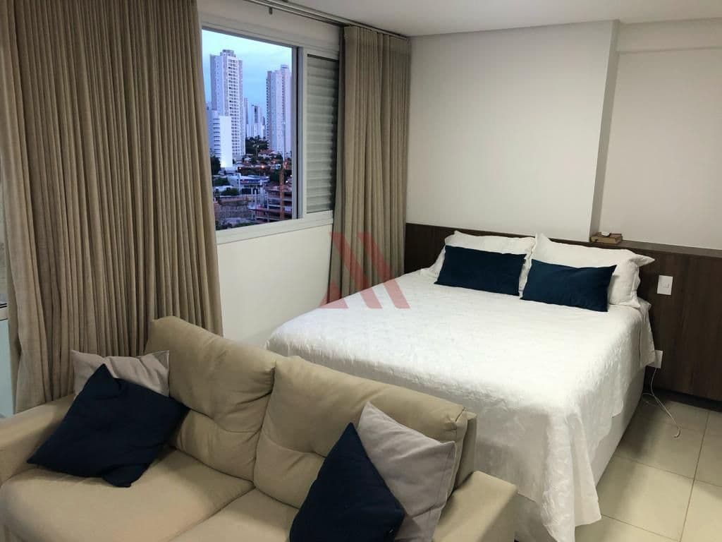 Lounge 22 Flat mobiliado para locação com lazer completo no Setor Oeste Próximo a Praça do Sol