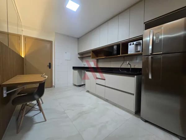 Setor Marista Flat mobiliado e decorado andar alto com lazer completo disponível para venda no WTC