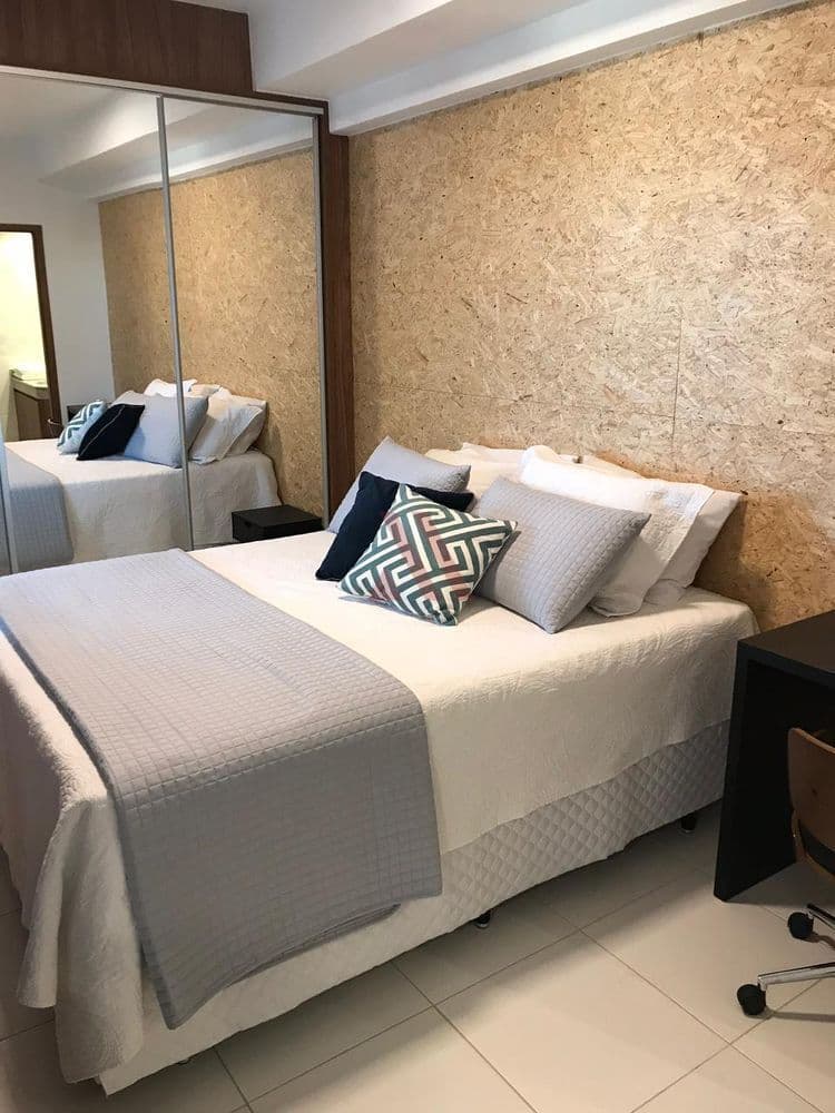Flat mobiliado e decorado no Borges Landeiro Santorini aluguel incluso condomínio, setor Bueno