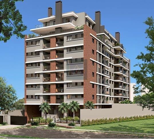 ÁGUA VERDE - apto Garden com 2 quartos sendo 1 suíte. 123m². 2 vagas. Lazer completo.