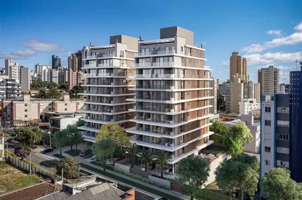 Bigorrilho - 4 suítes. 4 Vagas. 2 por andar. 302,95 m².