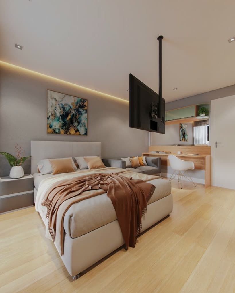 Studio à venda no Bacacheri –27m². Próximo à Base Aérea. Entrega 09/27.