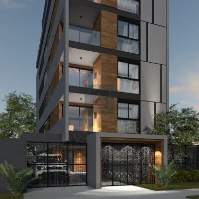 CABRAL - Studio com 24m². 1 vaga. Face Norte.