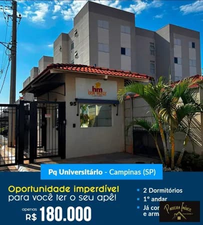 Apartamento em Campinas - Residencial Fazenda Lagoa