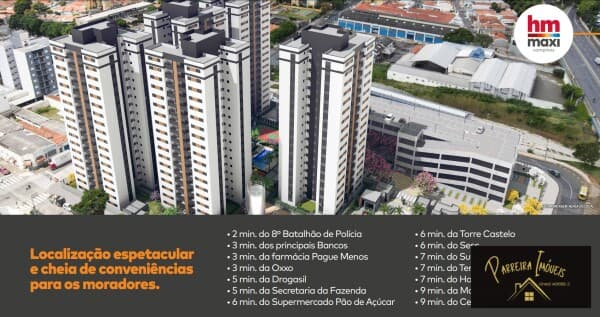 Apartamento HM Maxi no Jardim Bonfim em Campinas