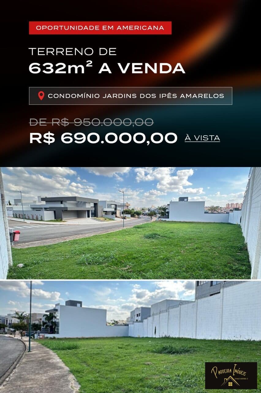 Lote/Terreno em Americana - Loteamento Residencial Jardim dos Ipês Amarelos