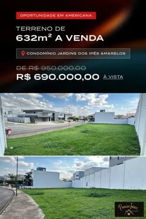 Lote/Terreno em Americana - Loteamento Residencial Jardim dos Ipês Amarelos