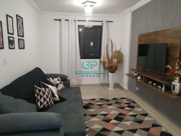 1 dormitório, sala para 2 ambientes, cozinha, banheiro social e de serviço, 1 vaga de garagem