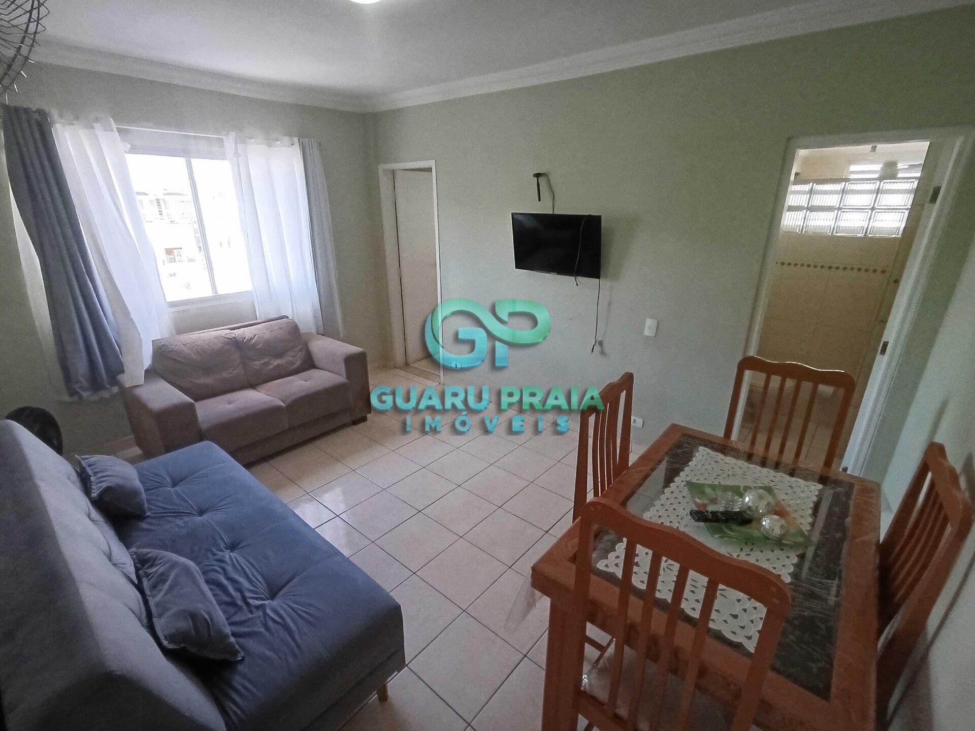 Apartamento 1 dormitorio na praia da enseada