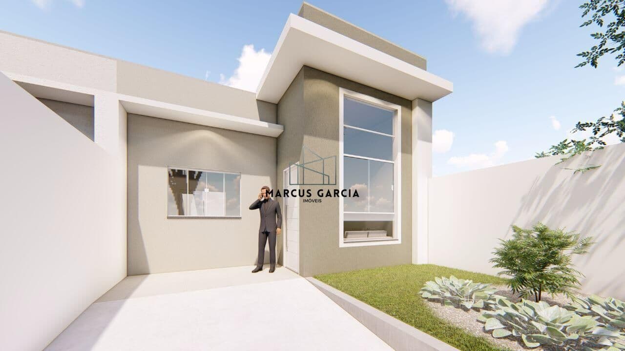 Duas Casa Geminada à Venda no Jardim Europa I – Cambé/PR | 3 Quartos | 74m² Construídos | Terreno 125m² | Pé Direito Alto | Churrasqueira