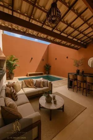 Casa linda no bairro Sim em rua tranquila e muito segura