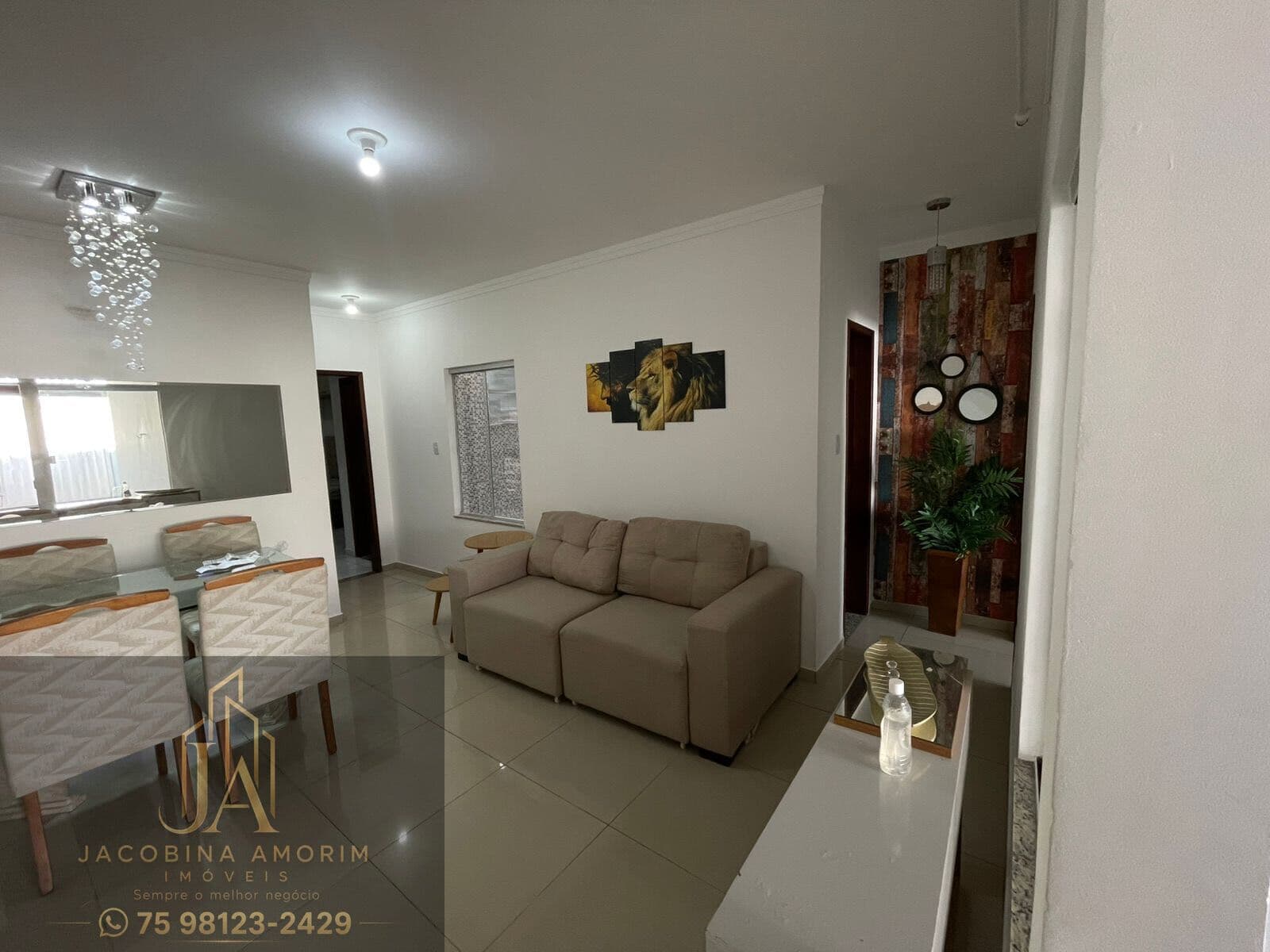 Casa mobiliada para aluguel no Papagaio