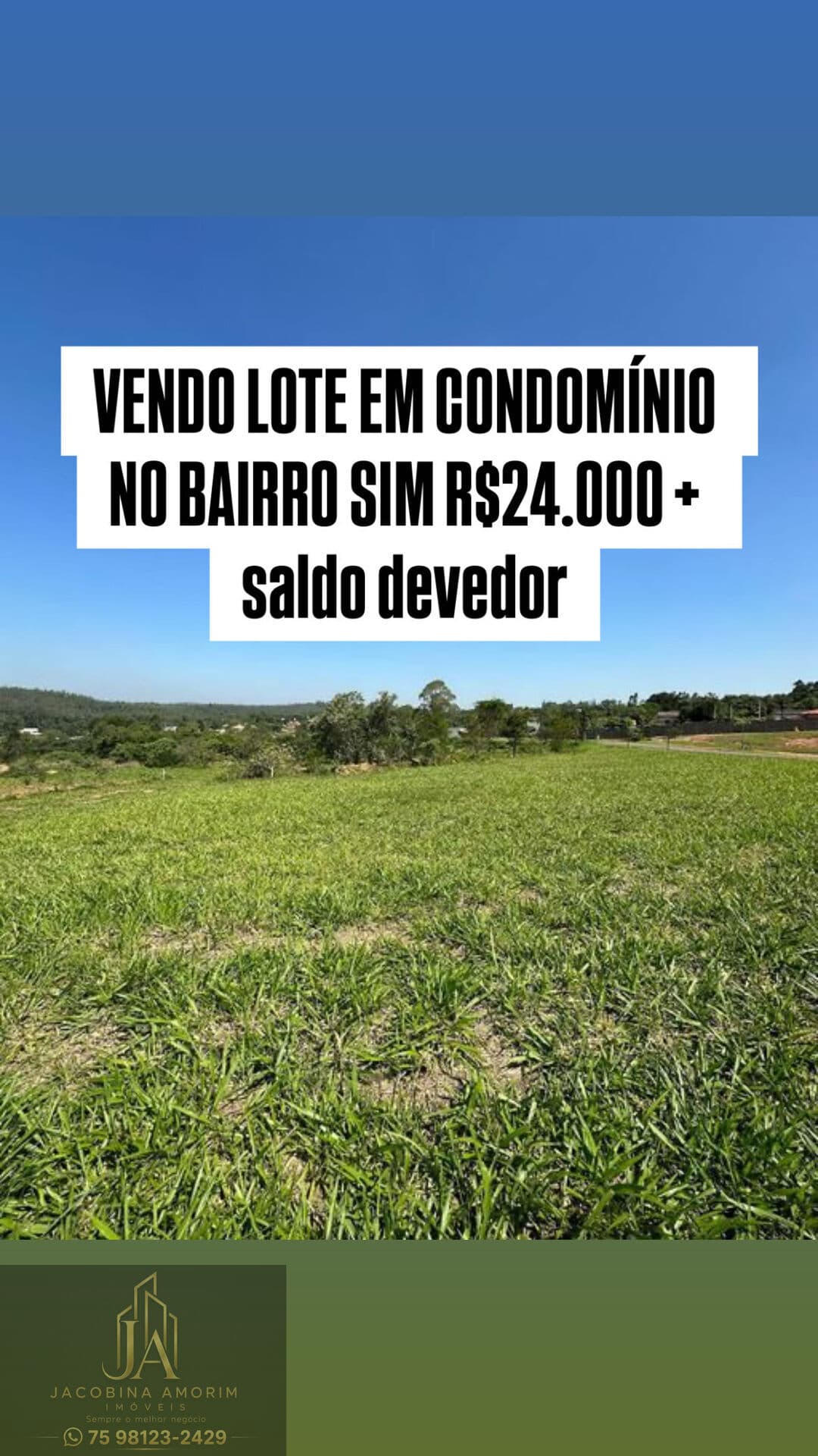 Lote excelente em loteamento Rancho do Lago