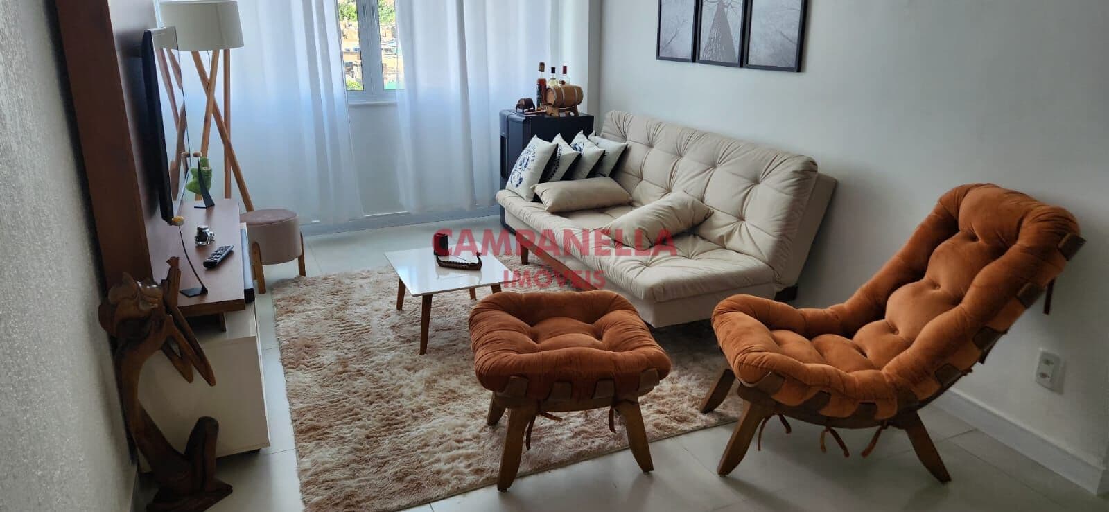 Apartamento moderno, 02 quartos, garagem, Maracanã RJ