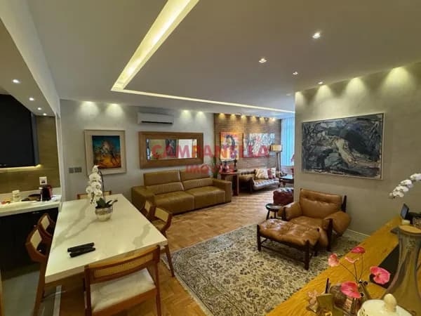 Apartamento Fantástico, salão, 03 quartos, suíte, garagem, Laranjeiras RJ
