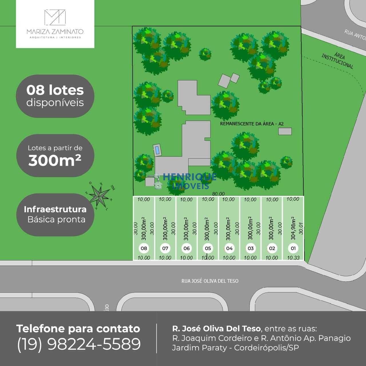 Lote/Terreno em Cordeirópolis - Jardim Residencial Paraty