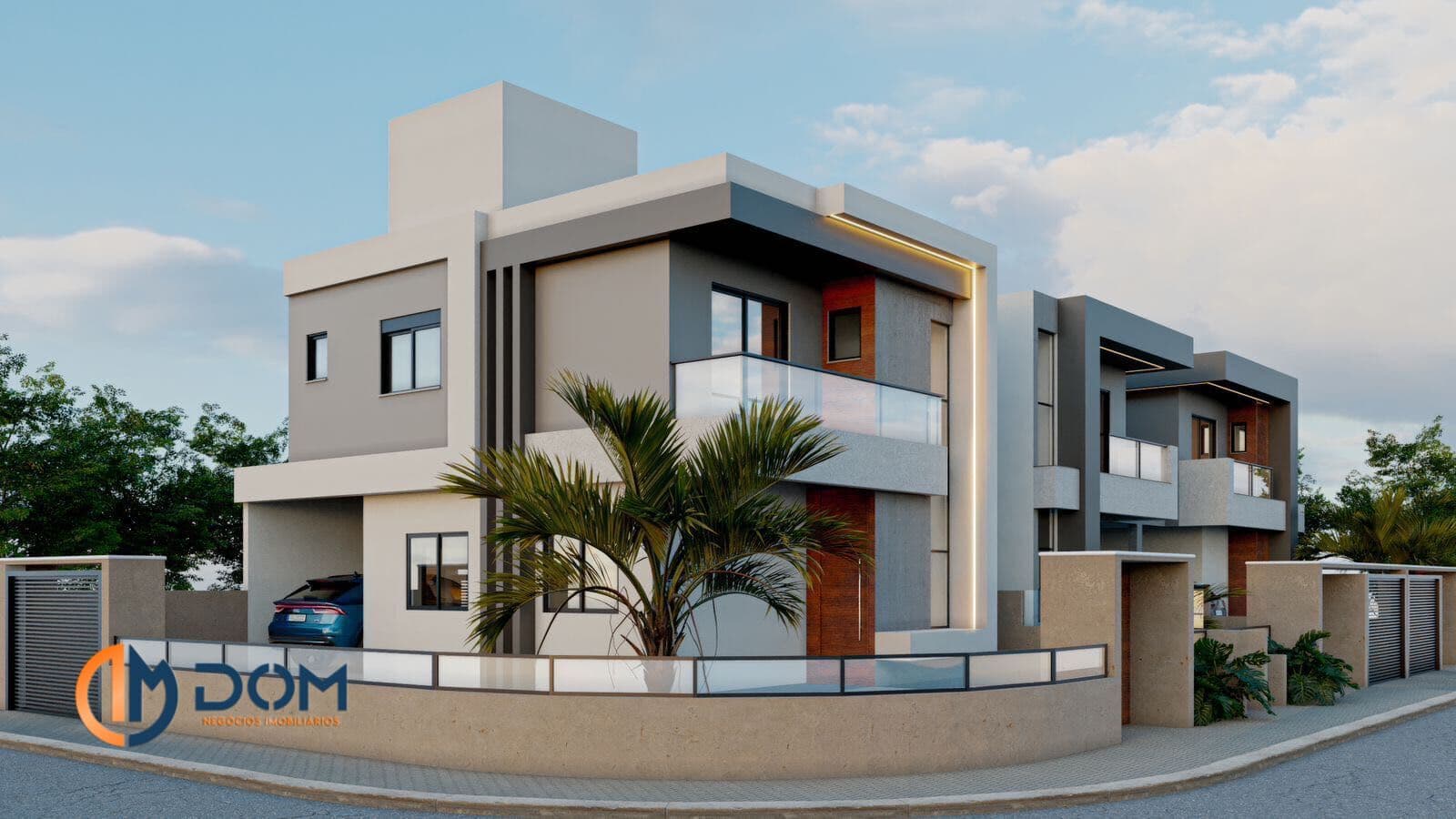 Sobrado em construção localizado aproximadamente 3,5km da praia de Canasvieiras, Florianópolis/SC.
