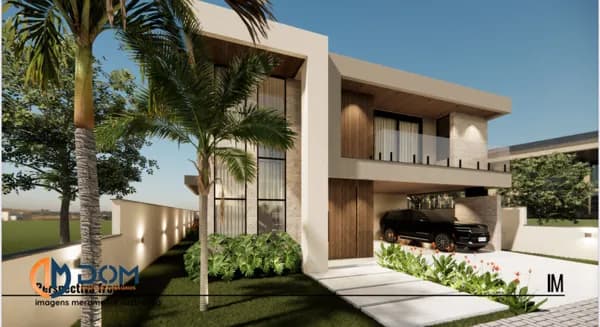 Casa de alto padrão em condomínio fechado à venda - localizada aproximadamente 6,6km da praia dos Ingleses