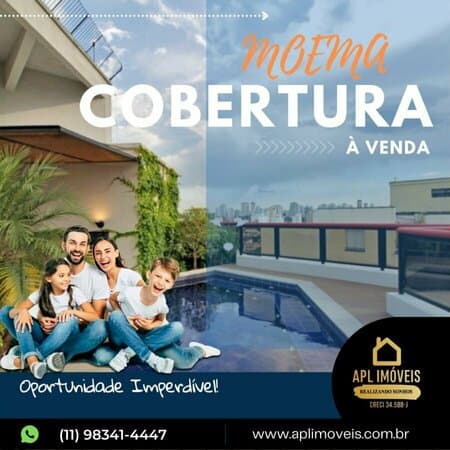 Conheça essa incrível cobertura em Moema, São Paulo