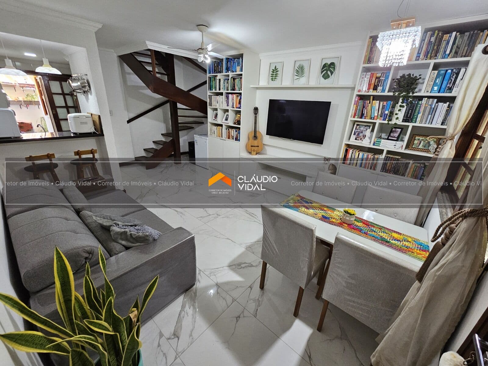 Casa em condomínio, Mobiliada com 3/4 ( 2 suítes) em Praia do Flamengo, Salvador - BA