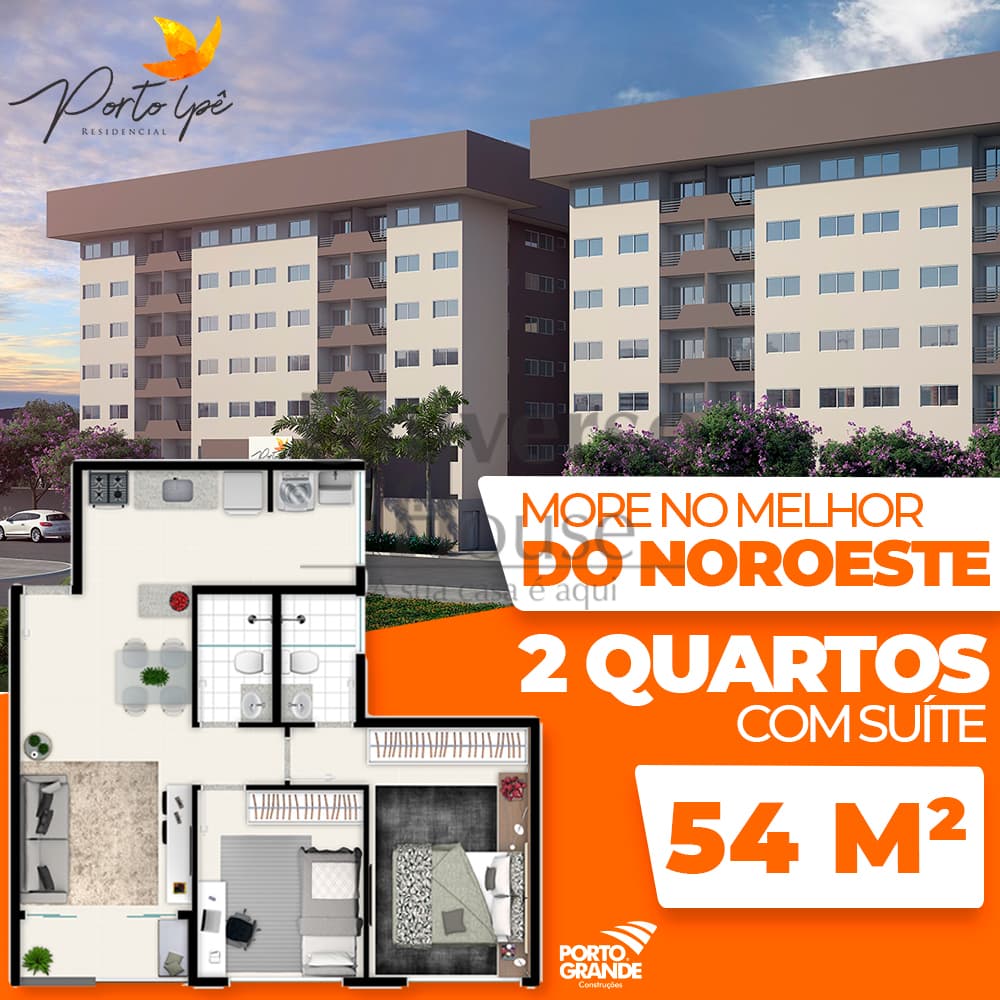Apartamento em Residencial Recreio Panorama, Goiânia/GO