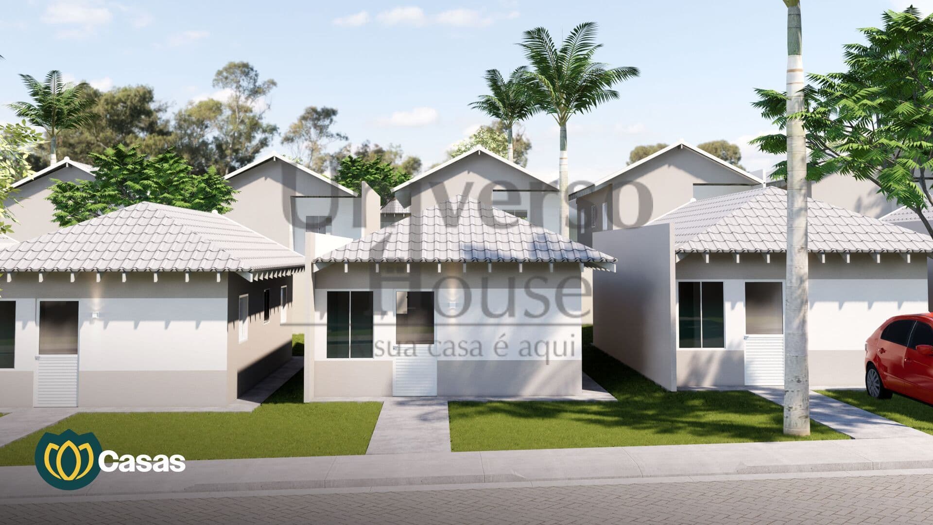 Casa no condomínio Vida Flores I