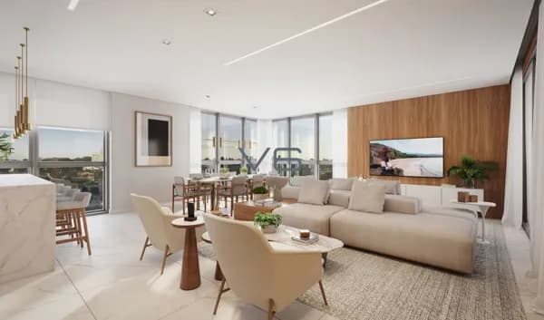 Apartamento Garden com 265 m² privativos, 3 suítes, 2 vagas de garagem, no Hugo Lange, Curitiba -PR.