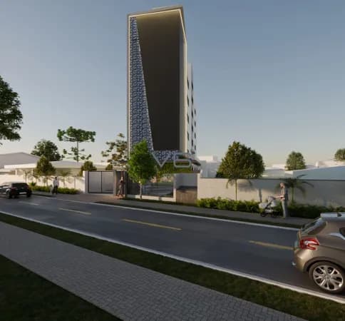 Studio com 17m² privativos, 1 vaga de garagem, no Bigorrilho, Curitiba - PR.