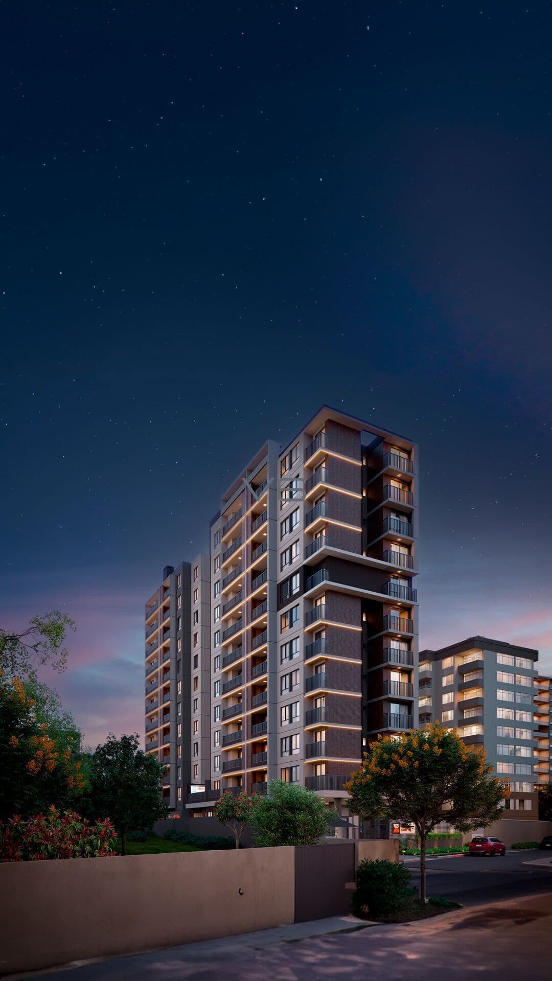 Apartamento padrão com 2 quartos sendo 1 suíte, 54m² privativos, 1 vaga de garagem, no Novo Mundo, Curitiba - PR.