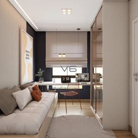 Apartamento Padrão com 79,36 m² privativos, 3 quartos, 1 suíte, 2 vagas de garagem, no Água Verde, Curitiba-PR