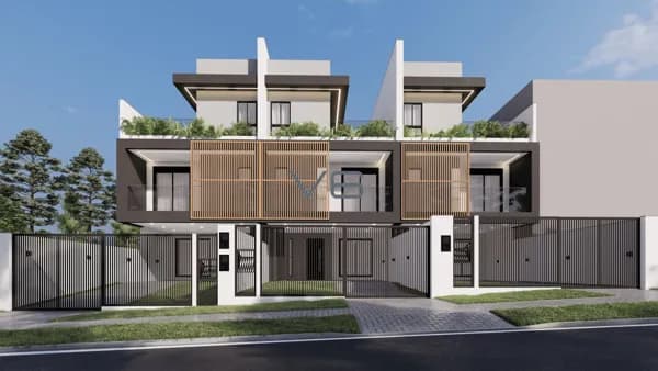 Casa em Condomínio, com 3 suítes, 159 m² privativos, 2 vagas de garagem, no Bom Retiro, Curitiba - PR.