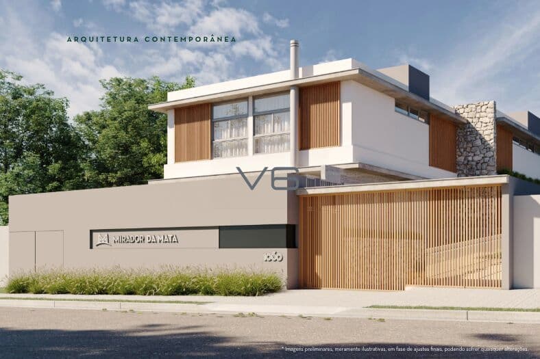 Casa em Condomínio, com 3 quartos, 212 m² privativos, 2 vagas de garagem, no Cascatinha, Curitiba - PR.