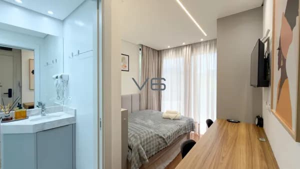 Apartamento Studio com 21,11m² privativos, no Batel, Curitiba-PR.