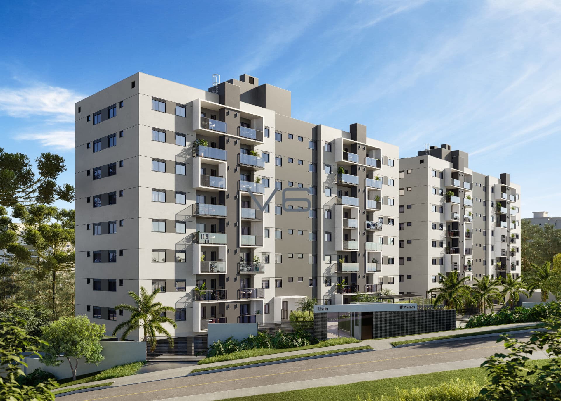 Apartamento padrão com 3 quartos, 66,91m² privativos, 1 vaga de garagem, no Campo Comprido, Curitiba - PR.