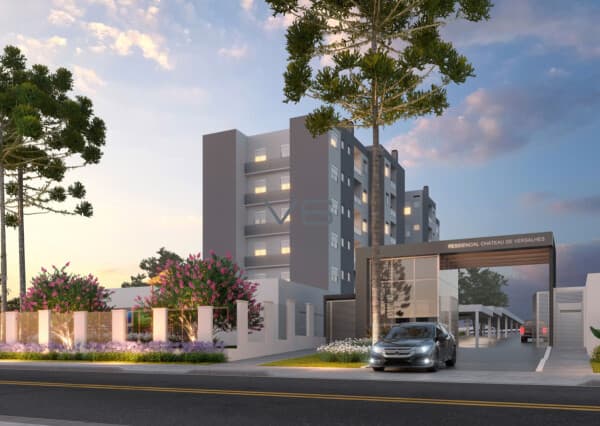 Apartamento padrão com 2 quartos com suíte, 51m² privativos, sacada gourmet, no Bacacheri, Curitiba - PR.