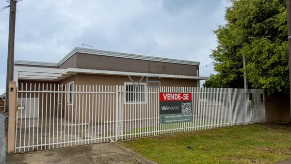 Casa com 3 Quartos, 48,92m² privativos, 2 vagas de garagem, no Chapada, Araucária - PR