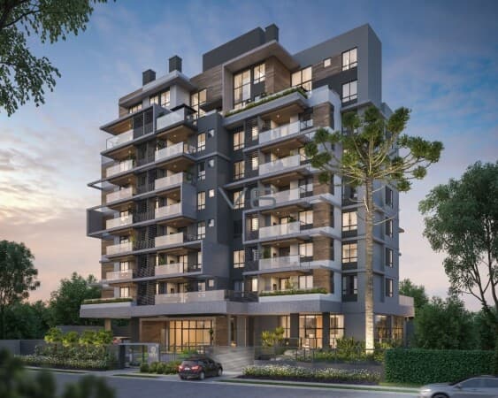 Apartamento Garden com 3 quartos, 93m² privativos, sacada com churrasqueira, no Cabral, Curitiba - PR.