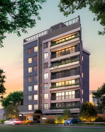 Apartamento padrão com 3 quartos, 89m² privativos, sacada com churrasqueira, 1 vaga de garagem, no Boa Vista, Curitiba - PR.