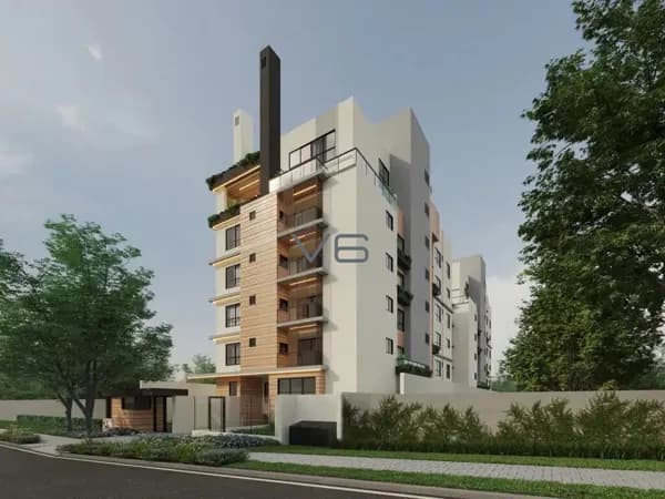 Apartamento Padrão, com 105m² privativos, 3 quartos, 2 vagas de garagem, no Agua Verde, Curitiba-PR.