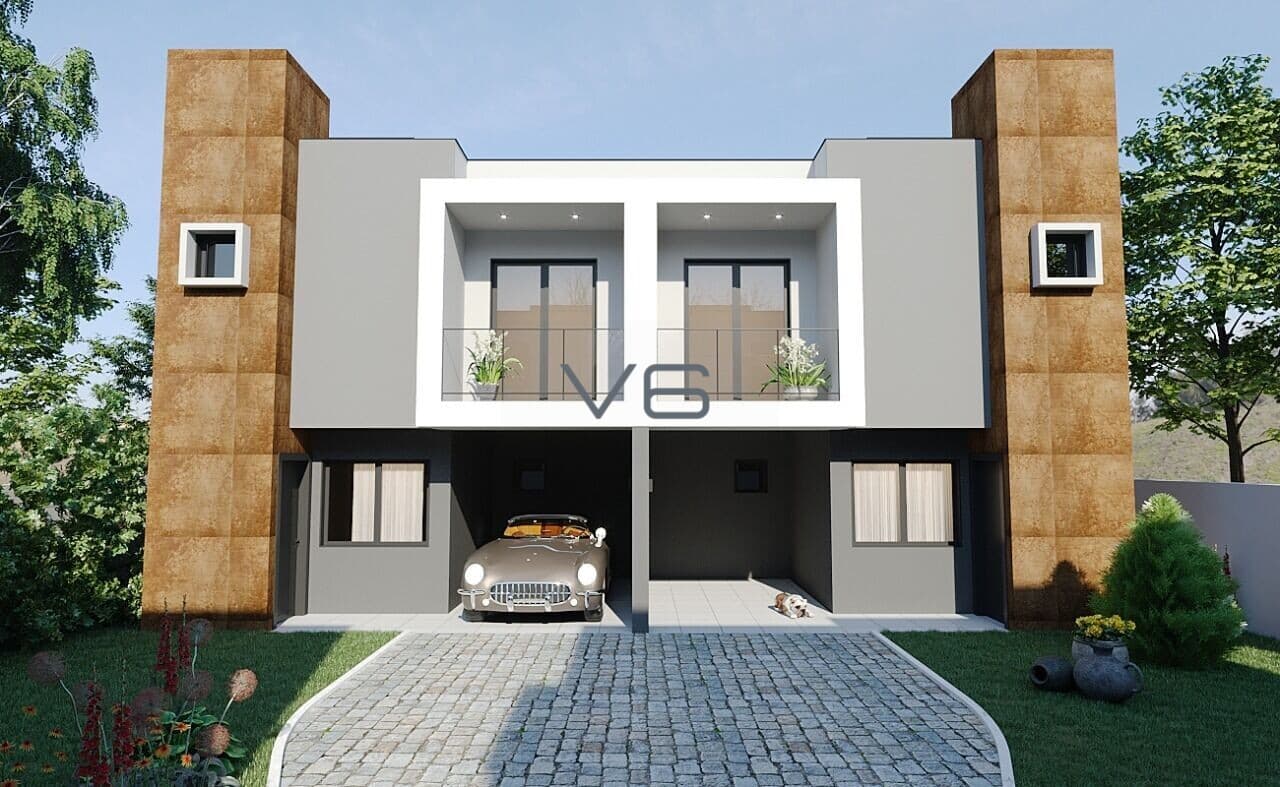 Sobrado padrão com 3 quartos, 123m² privativos, 2 vagas de garagem, no Portão, Curitiba - PR.