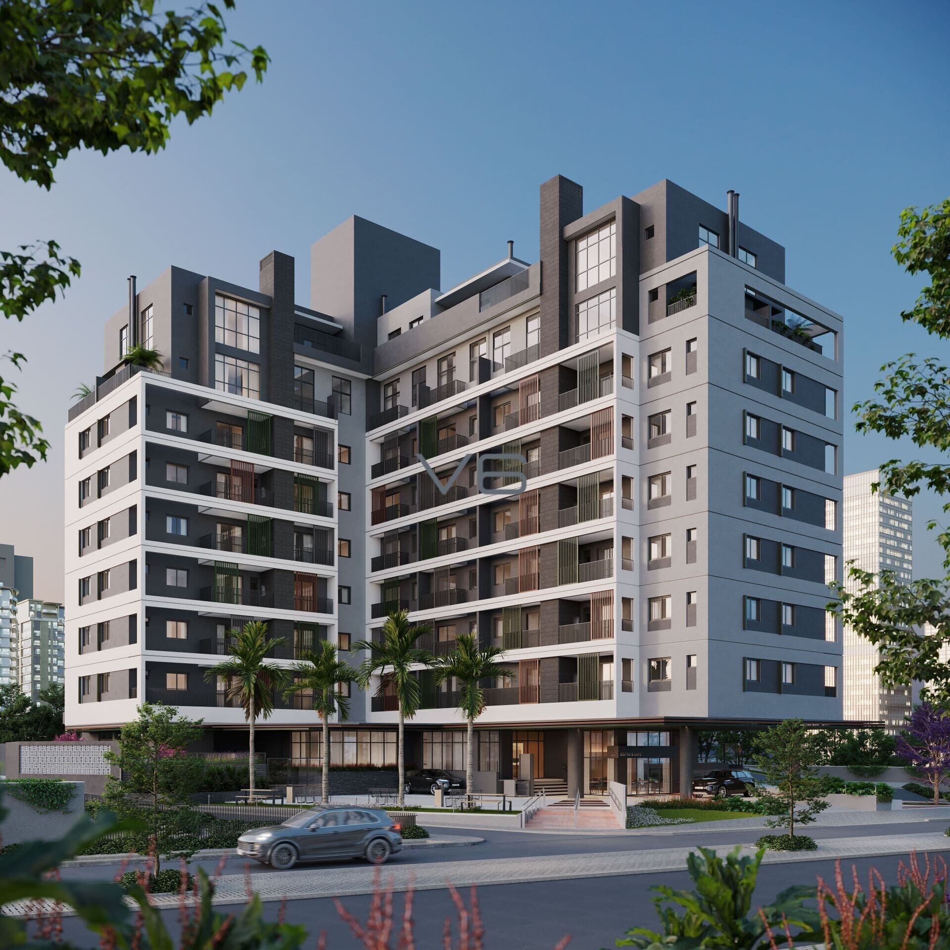 Apartamento padrão com 2 quartos, 55m² privativos, 1 vaga de garagem, no Alto da Glória, Curitiba - PR.
