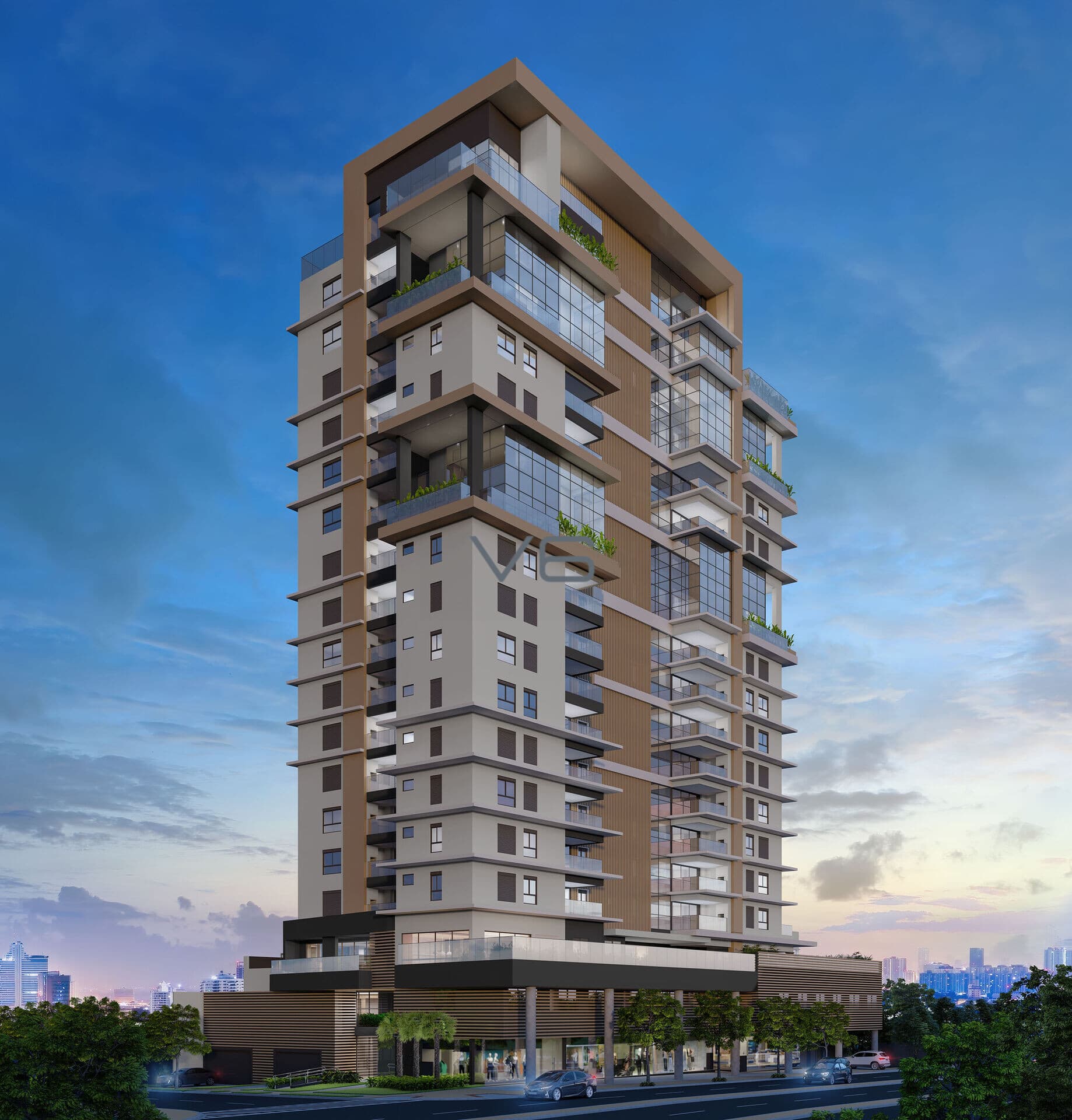 Apartamento Padrão com 3 quartos com suíte, 131m² privativos, no Cabral, Curitiba - PR.