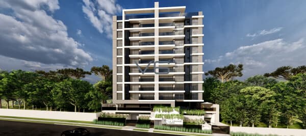 Apartamento Padrão com 3 suítes, 124m² privativos, sacada, no Ecoville, Curitiba - PR.