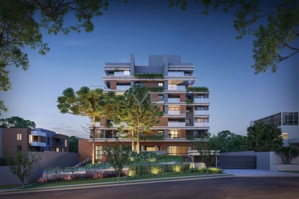 Apartamento garden com 2 quartos, 113m² privativos, 1 vaga de garagem, no Juvevê, Curitiba - PR.
